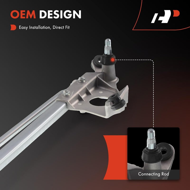 A-Premium Front Windshield Wiper Transmission Linkage Assembly for Honda CR-V 1997-2001 - Image 2