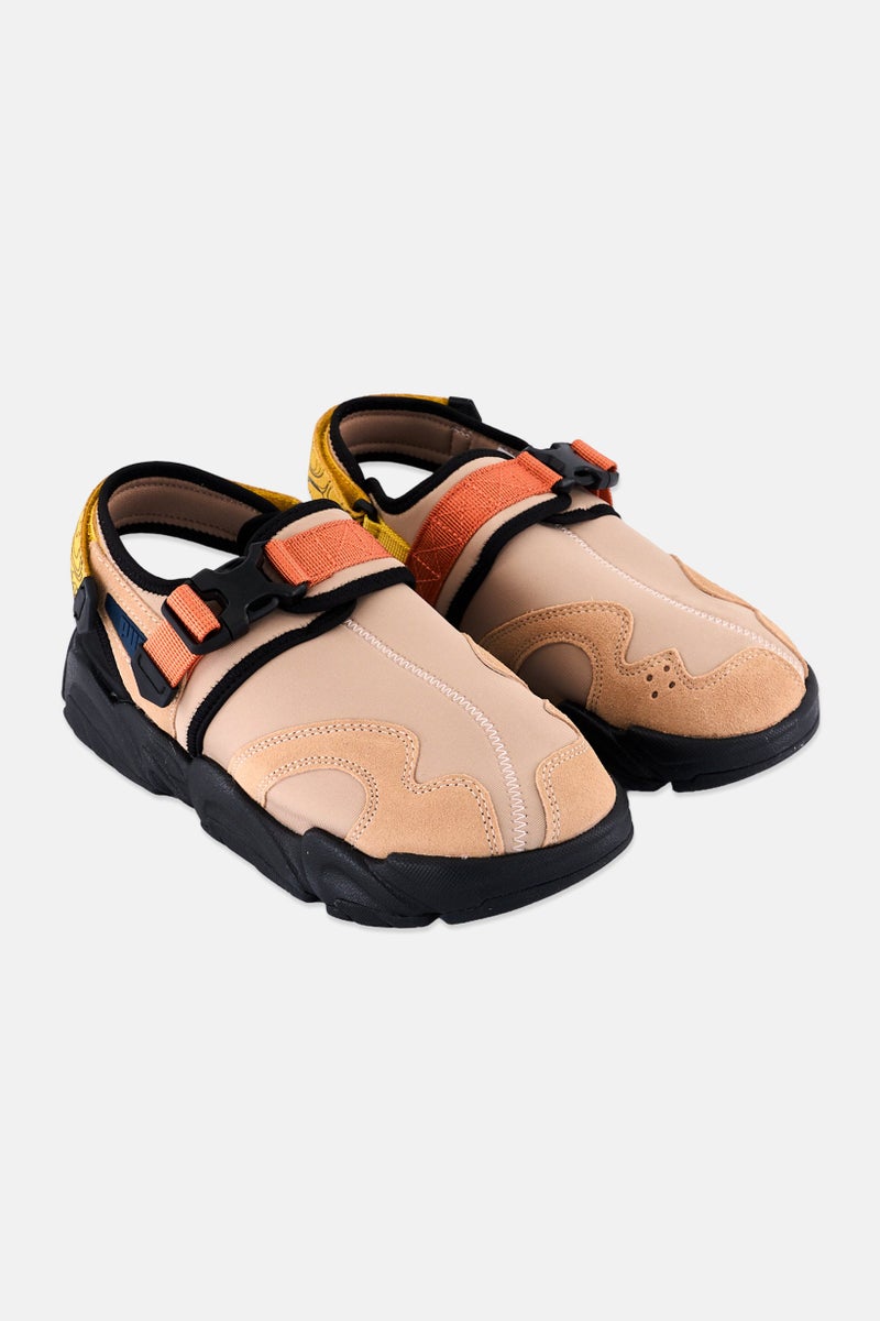 PUMA Puma x Select Kids Boy TS-01 Retro Velcro Sandals, Dusty Tan  - Image 1