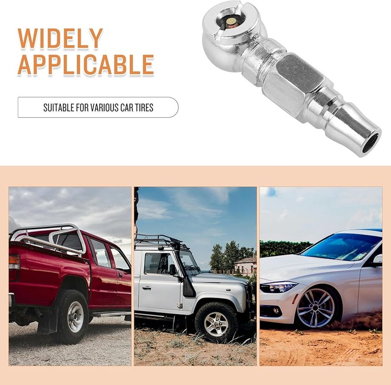 Tire Air Chuck Adapter Brass Nozzle for Car Motorcycle Bike Inflator Compressor - Image 5