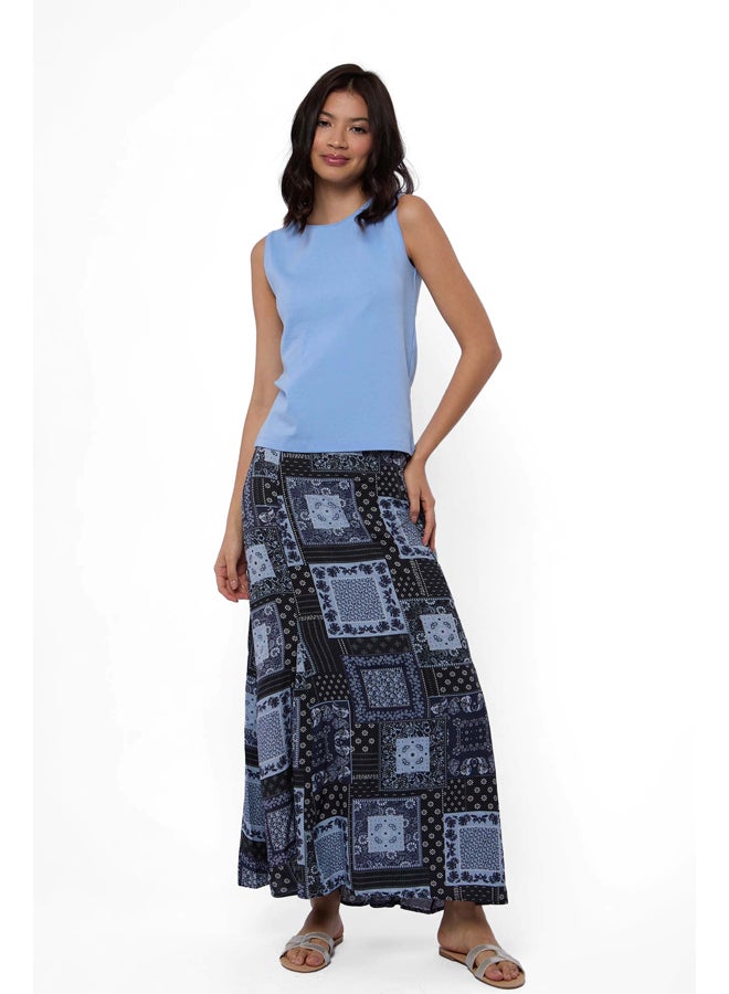 Fancy Sleeveless Halter Neck Top