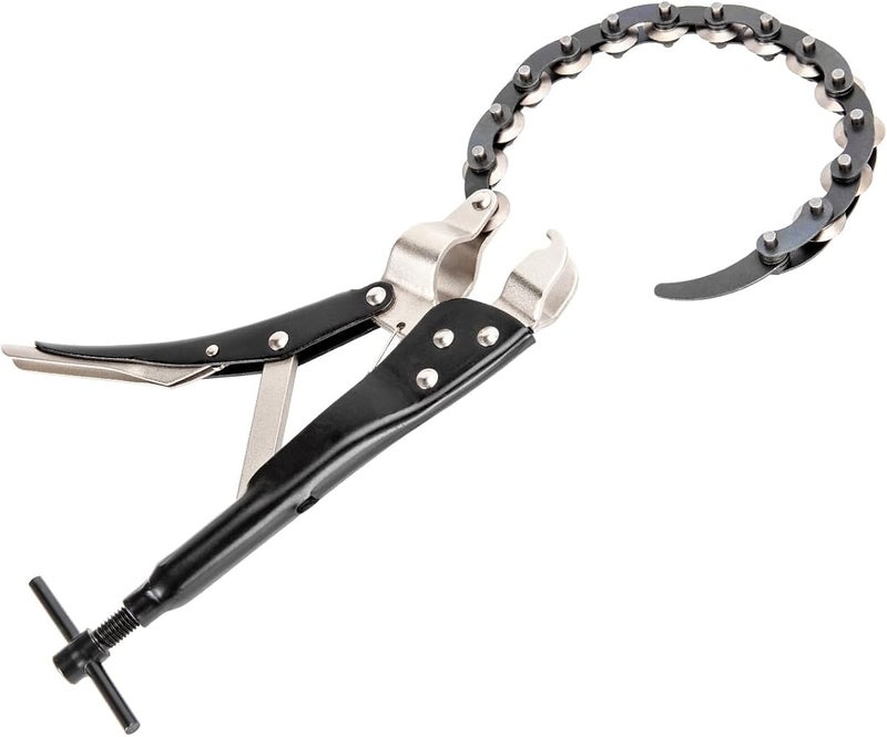 NALACAL Chain Tube Cutter, Tailpipe Cutter, Pipe Cutter 3/4 to 3 Inch (80mm) Carbon Steel Chain Exhaust Pipe Cutter Tool, PVC Copper Aluminum Pipe Cutter Tool with Cutter Chain - Image 5