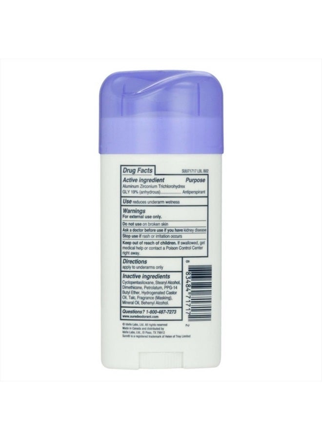 Sure مزيل العرق غير المرئي الصلب غير المعطر 2.6 أونصة (عبوة من 3 قطع) - Image 2