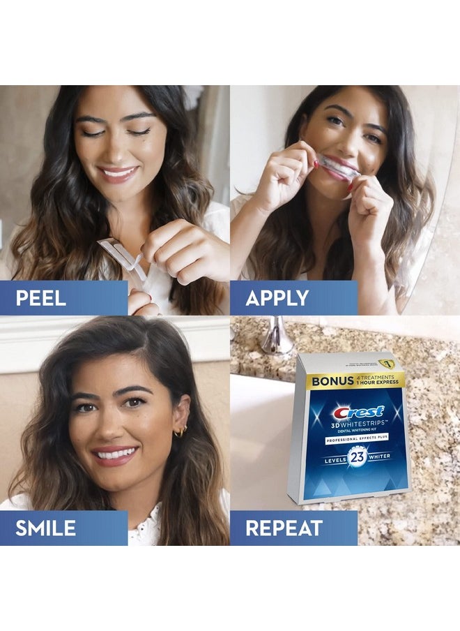 Crest 3D Whitestrips Professional Effects Plus Teeth Whitening Strip Kit 48 Strips (24 Count Pack)  - Image 2