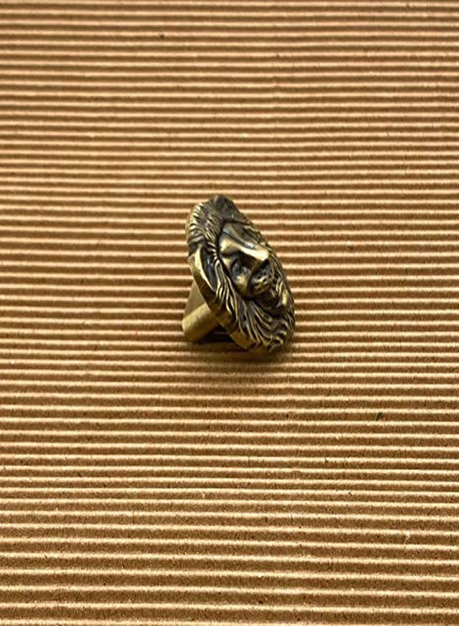VOLO® Antique Brass Cabinet Knob Pull Handle (Lion Antique)(Pack of 2 Pcs.) - Image 3