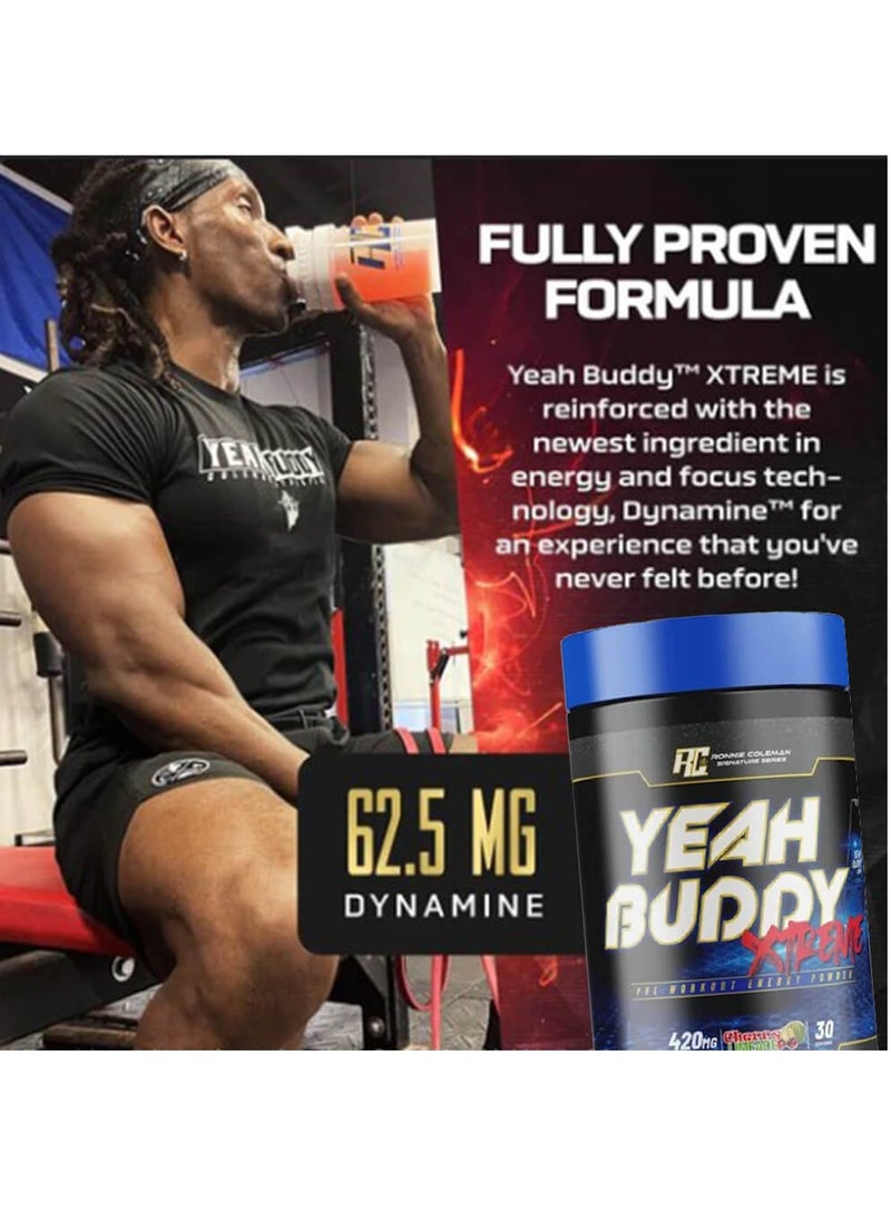 RONNIE COLEMAN Ronnie Coleman, Yeah buddy Xtreme, Cherry Limeade, 129g, 30S  - Image 2