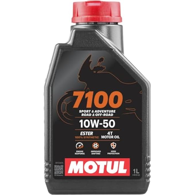 7100 4T API SN FULLY SYNTHETIC ESTER PETROL ENGINE OIL FOR BIKES 10W50-1L - Image 2