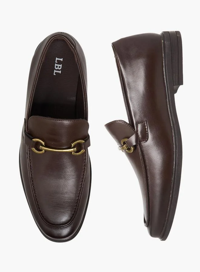 Men Horse Bit Detail Loafers