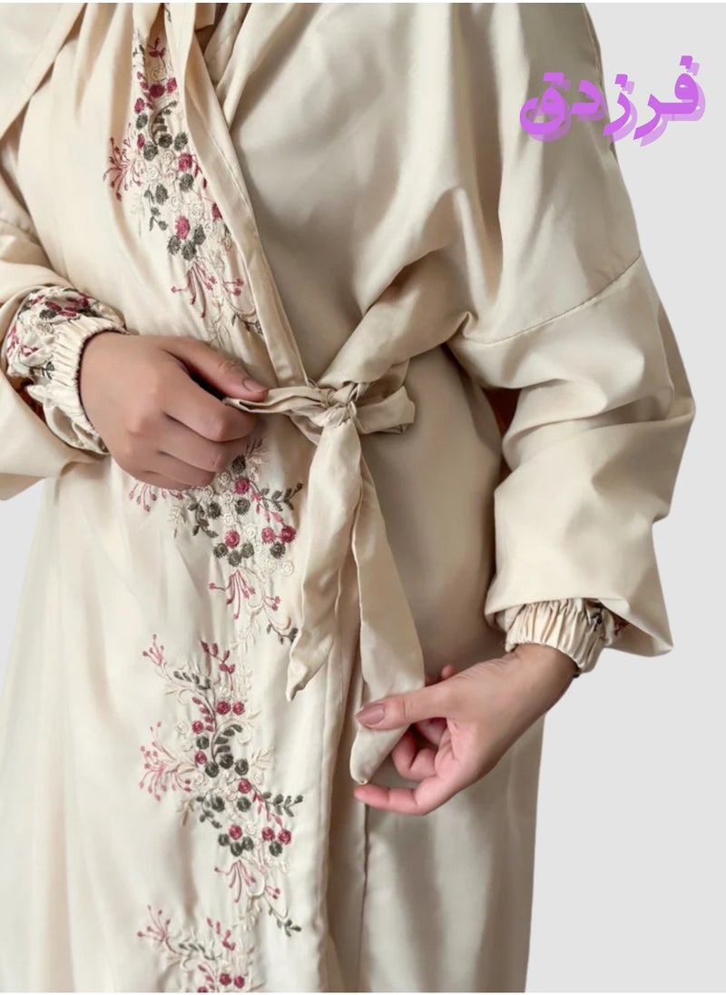 Farazdaq Wide and comfortable women's prayer sheet, excellent cold material  - Image 3