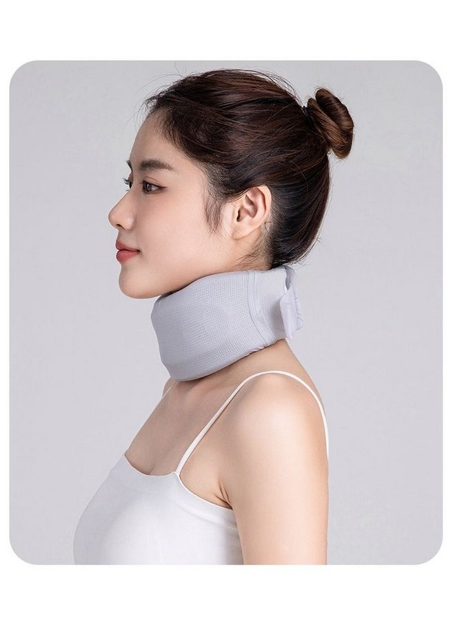 Double Fish Neck Brace, Neck Protector, Anti-bowing Cervical Vertebra Traction Corrector, Home Medical Forward Tilt Fixed Support Neck Device  - Image 1