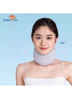 Double Fish Neck Brace, Neck Protector, Anti-bowing Cervical Vertebra Traction Corrector, Home Medical Forward Tilt Fixed Support Neck Device  - Image 5