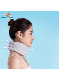 Double Fish Neck Brace, Neck Protector, Anti-bowing Cervical Vertebra Traction Corrector, Home Medical Forward Tilt Fixed Support Neck Device  - Image 3