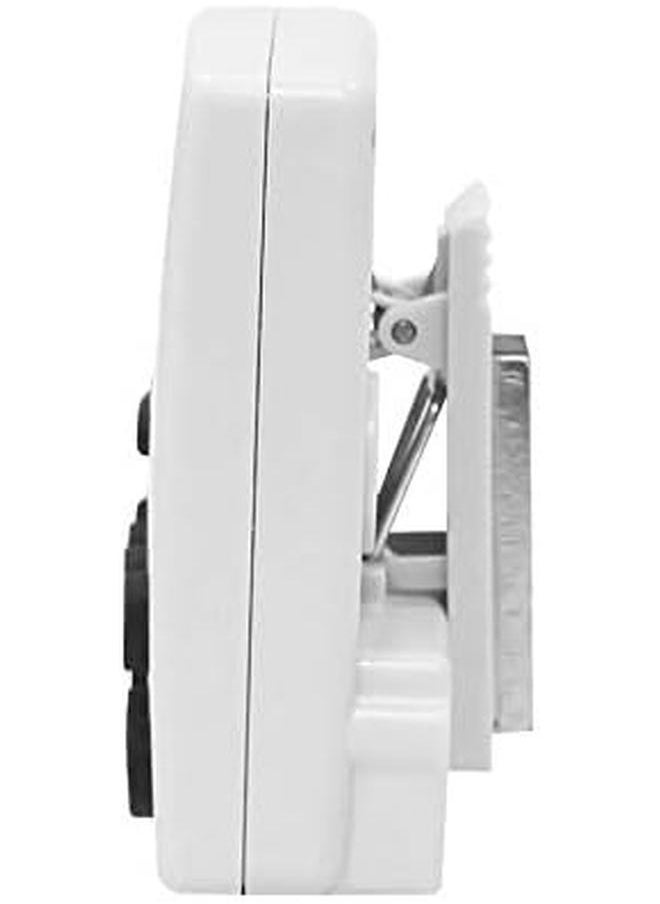 West Bend - Easy To Read Digital Magnetic Kitchen Timer Features Large Display And Electronic Alarm White - Image 1