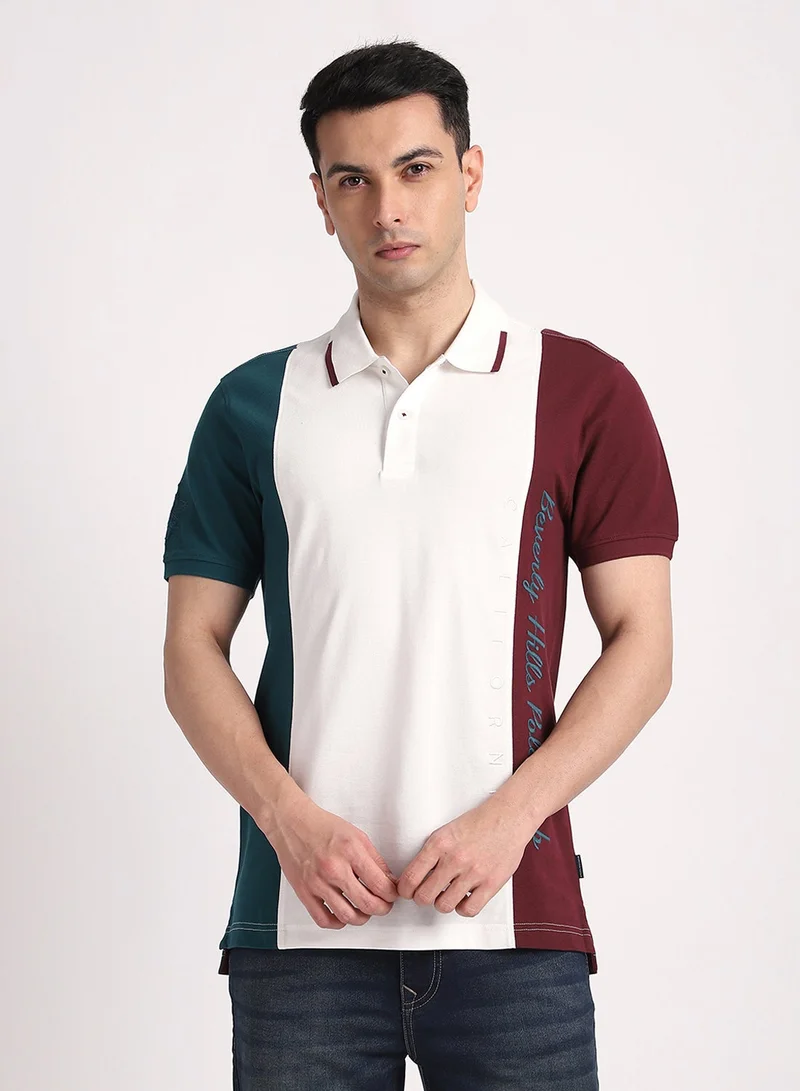 Logo Colorblock Polo