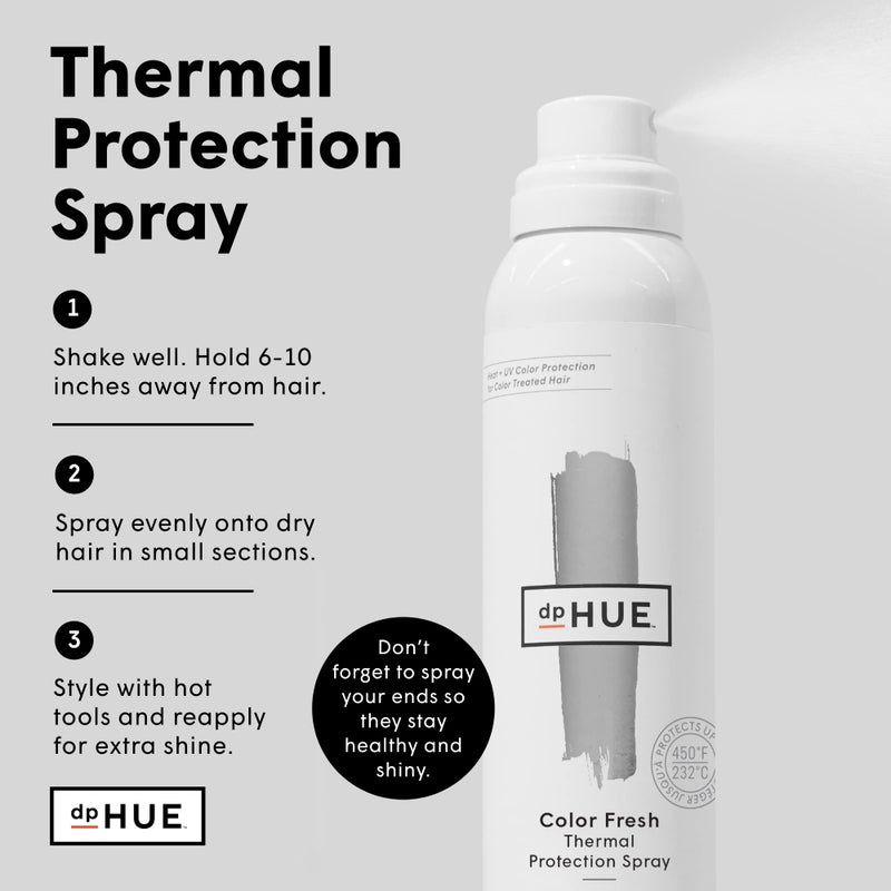 dpHUE Color Fresh Thermal Protection Spray - 5 oz - Protects Hair from High Heat, Fights Frizz & Adds Shine - For All Hair Types - Color Safe - Image 3