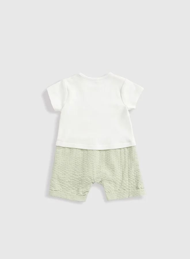 mothercare Little Llama Mock Romper