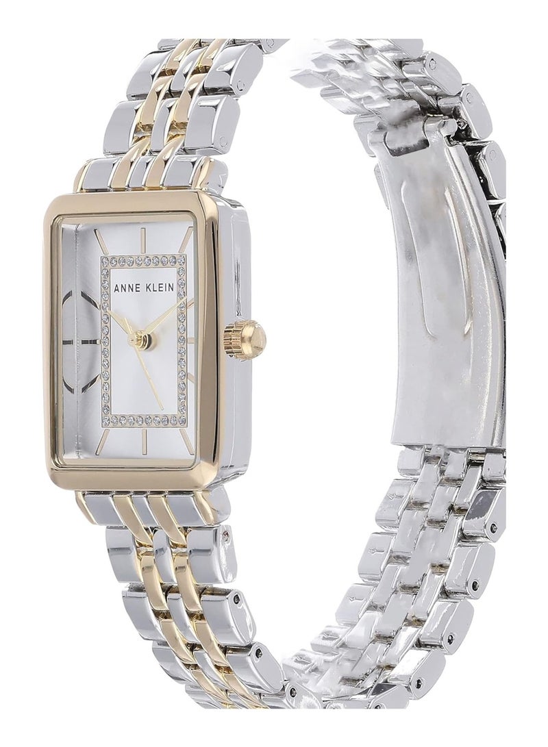 ANNE KLEIN Women Analog Quartz Two tone Stainless Steel Band Watch AK3761SVTT - Image 3