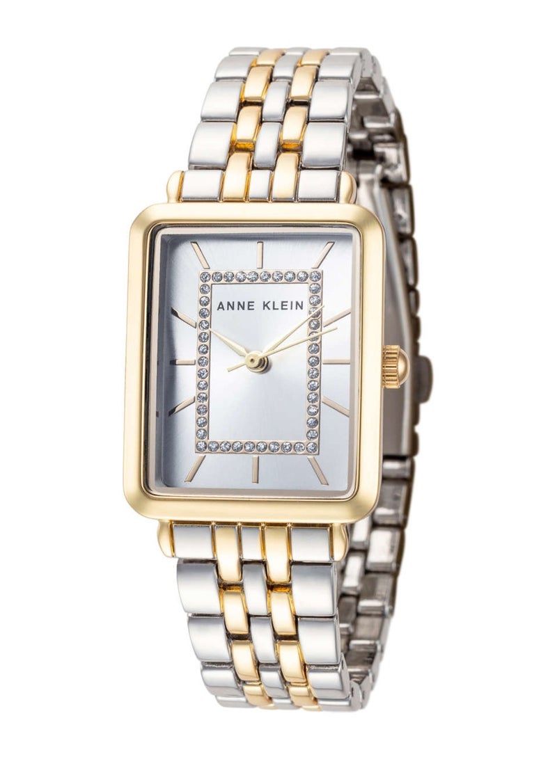 ANNE KLEIN Women Analog Quartz Two tone Stainless Steel Band Watch AK3761SVTT - Image 2