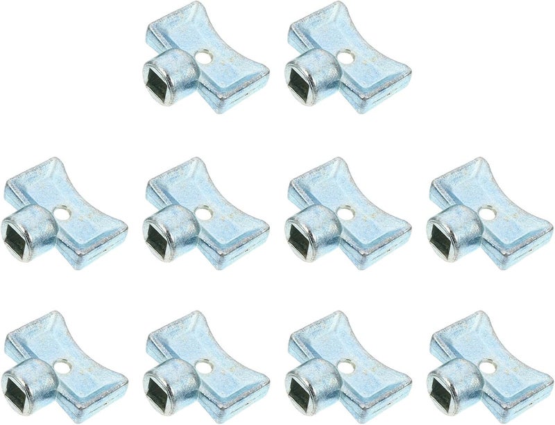 10pcs Zinc Alloy Radiator Bleed Keys Radiator Valve Air Vent Wrenches Plumbing Tools for Heater Bleeding and Hvac Maintenance - Image 1