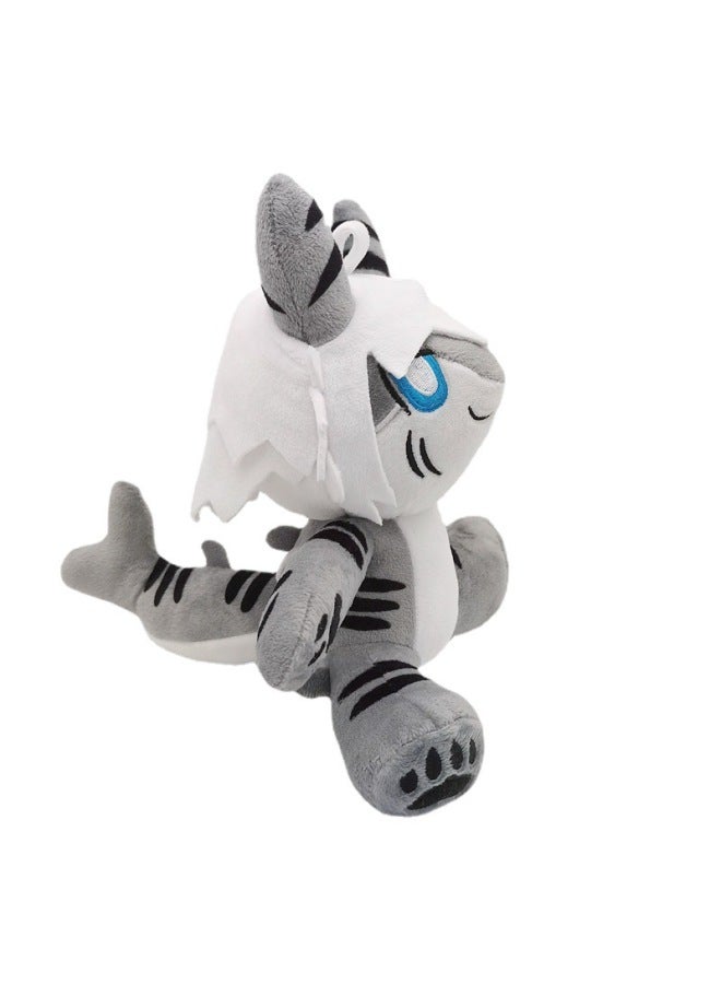 Products Changed Animal Lab Game Doll Changed Puro Plush Toy-Color:Grey Shark 140g-Height:25cm