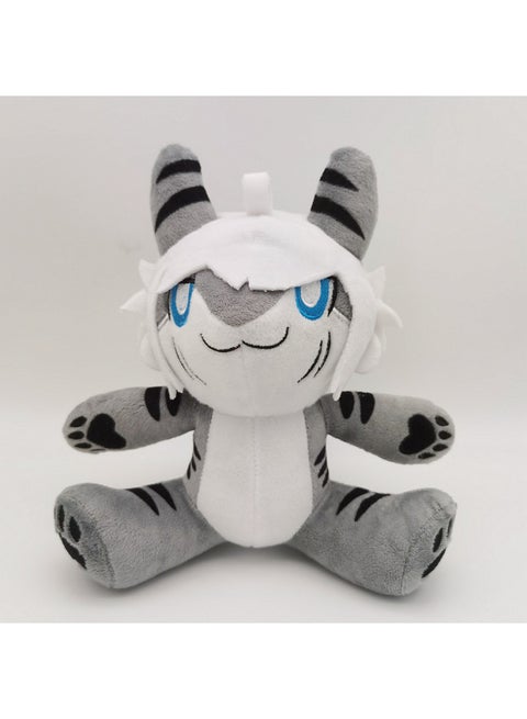 Products Changed Animal Lab Game Doll Changed Puro Plush Toy-Color:Grey Shark 140g-Height:25cm