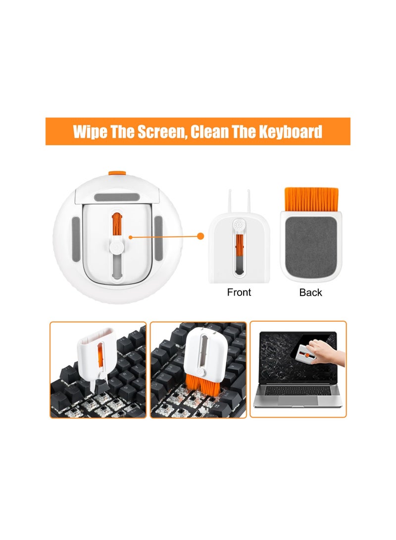 SYOSI Charging Port Cleaner Kit, Airpod Cleaning Kit, Phone Cleaner Kit for iPhone, Keyboard Cleaner for Lightning Charger, MacBook, AirPods, iPhone, Computer, Laptop, Lens, Type C (White) - Image 4