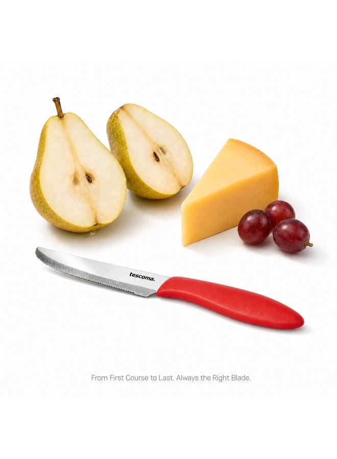 Tescoma Table Knife 12 Cm 6 Piece Red Presto - Image 3