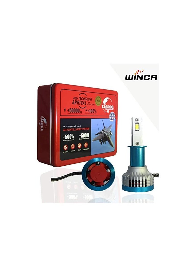 رويال LED HEADLIGHT H3 BULBS WENCA - (DYT-X880) - Image 3