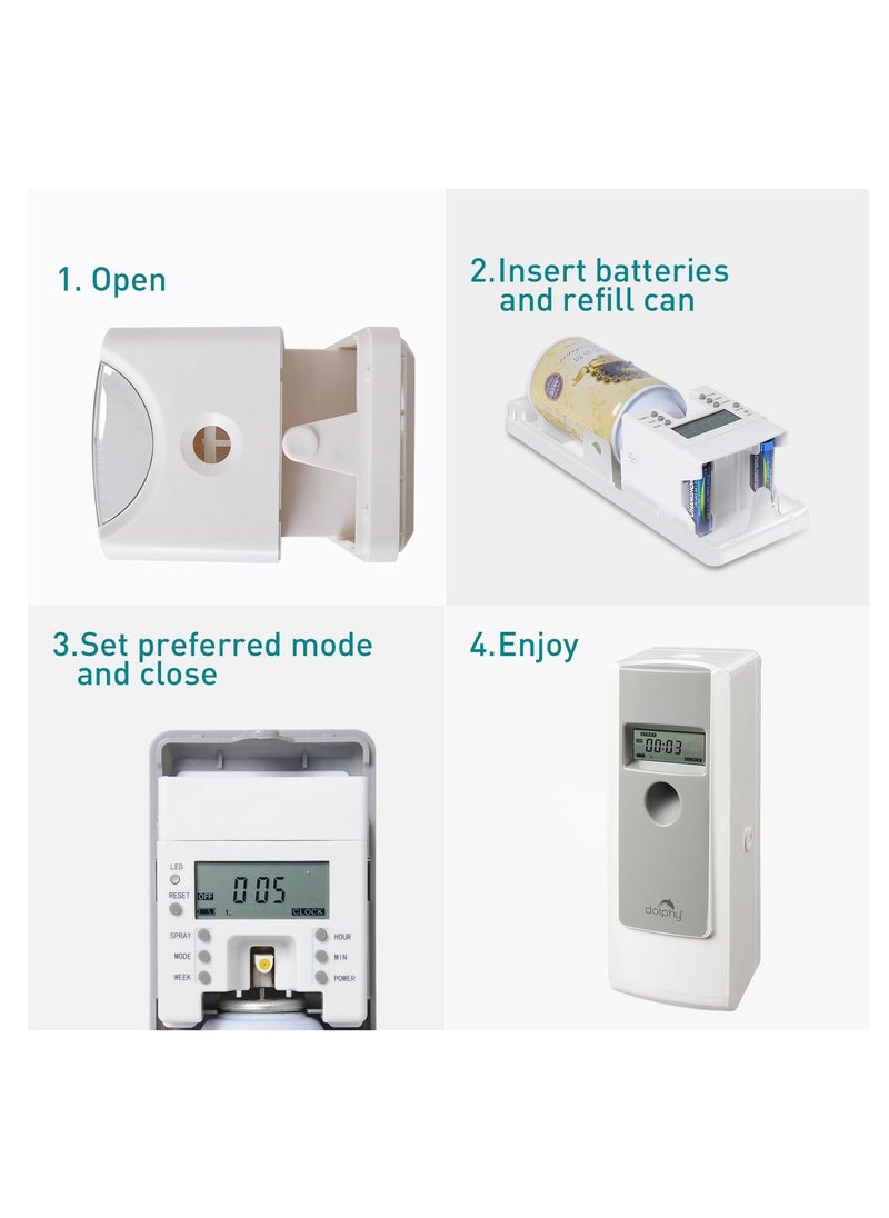 DOLPHY Dolphy LCD Automatic Air Freshener for Bathroom home Hotel Office Commercial Place  - Image 5