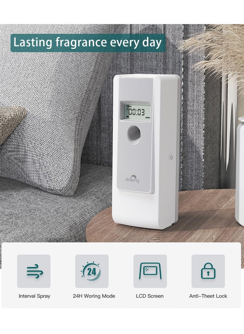 DOLPHY Dolphy LCD Automatic Air Freshener for Bathroom home Hotel Office Commercial Place  - Image 4