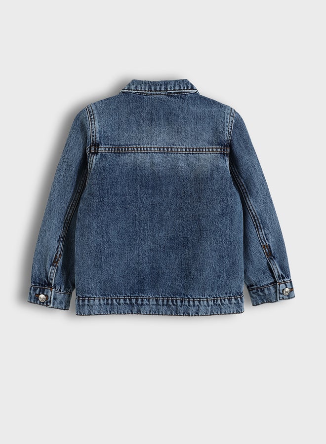 LC WAIKIKI Long Sleeve Basic Boys' Denim Jacket - Image 2