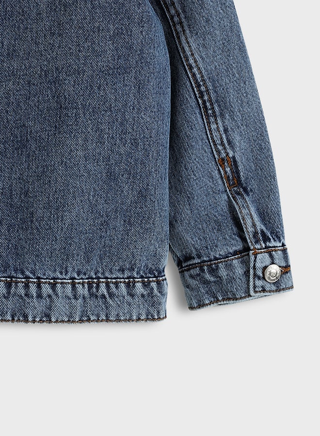 LC WAIKIKI Long Sleeve Basic Boys' Denim Jacket - Image 3