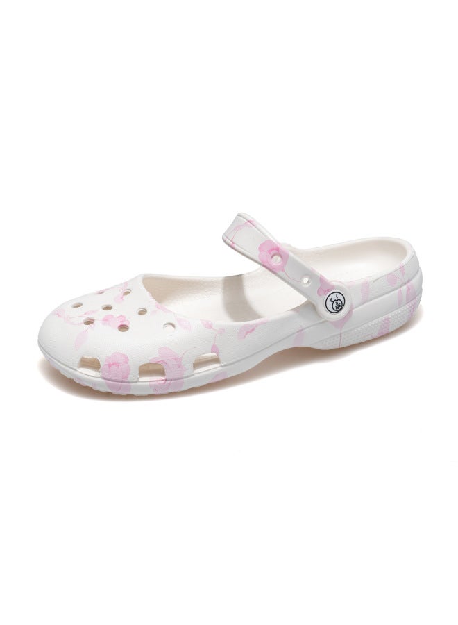 Operating Room Nurse Ballet Clog Shoes Women Summer New Style Closed-toe Beach Shoes Anti-slip Wear-resistant Breathable Lightweight Shoes