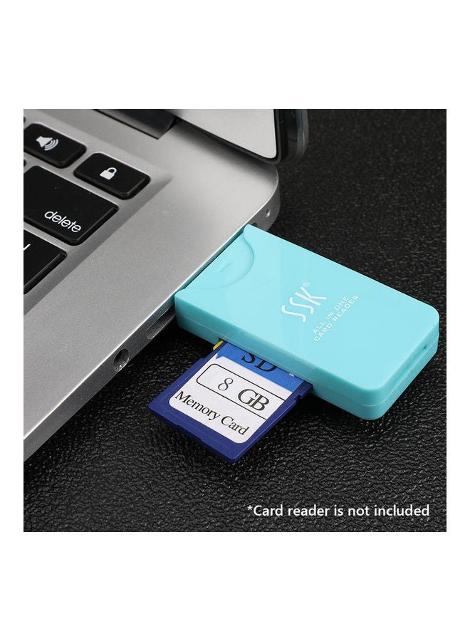 NIBEMINENT High Speed SD Memory Card White/Blue  - Image 2