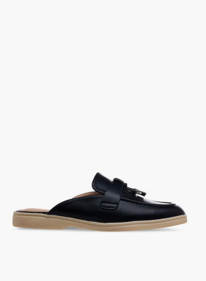 Charm Accent Slip-On Mules