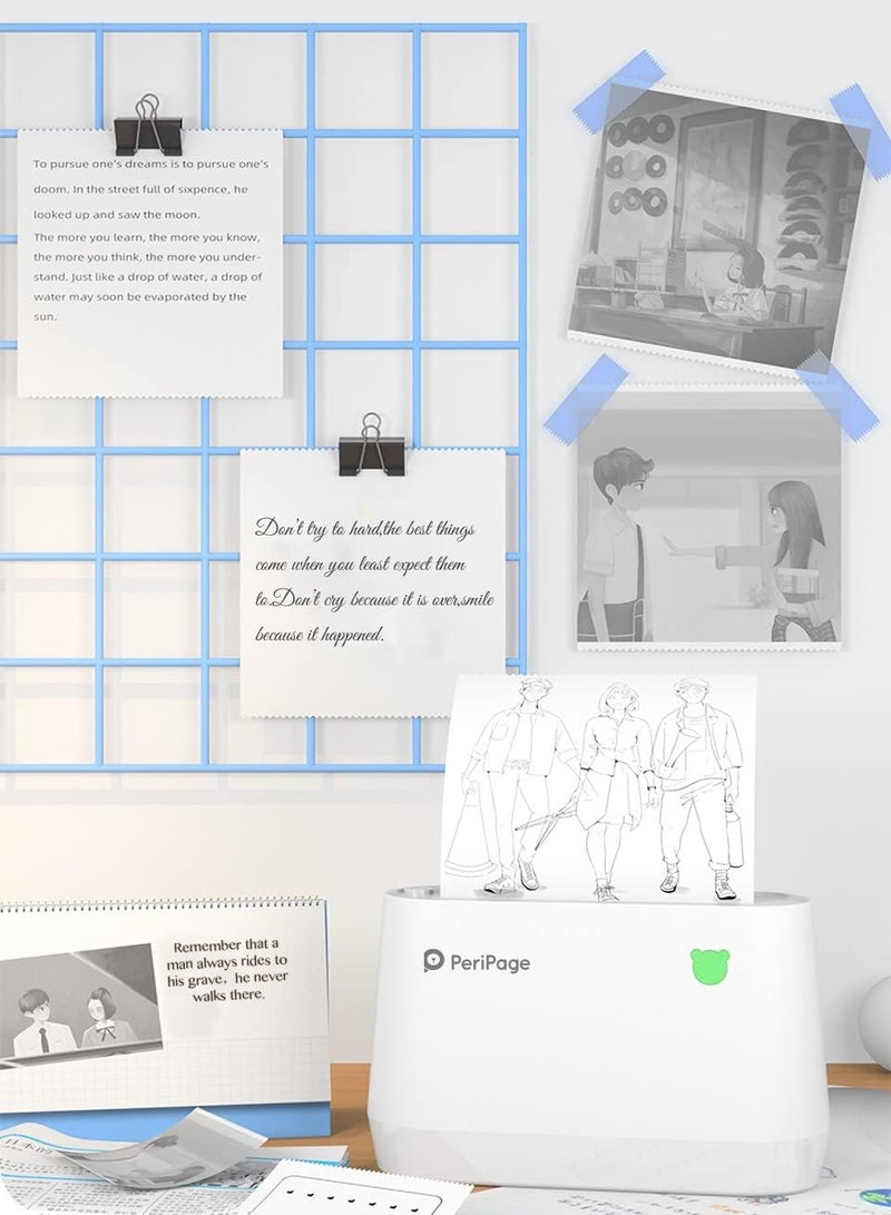 بيري بيدج ورق حراري، مقاس 107 مم × 30 مم، أبيض - Image 3