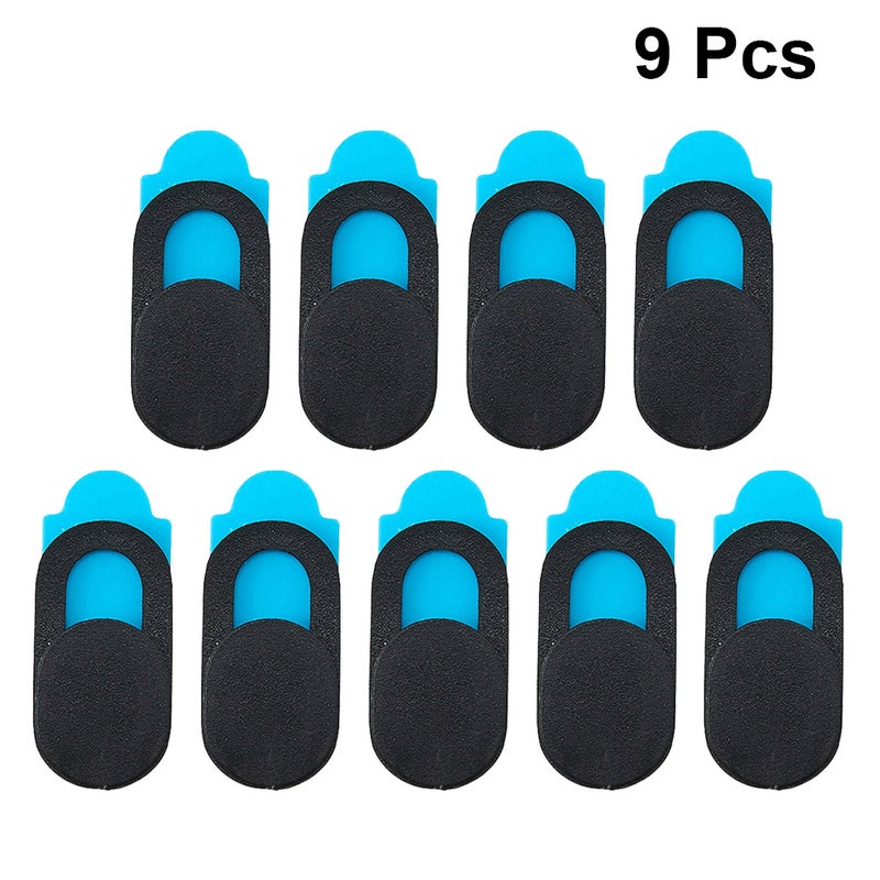 18 Pcs Smartphone Webcam Cover Anti- Web Camera Cover for Computer Laptop Desktop PC (Black) - Image 1