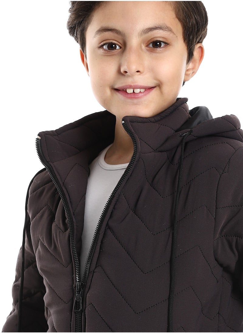 Caesar - Boys Capotene Lining Jacket With Zipper - Image 1