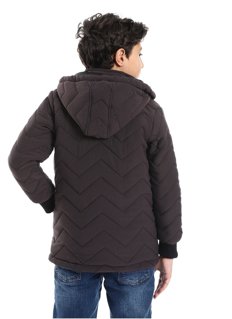 Caesar - Boys Capotene Lining Jacket With Zipper - Image 1