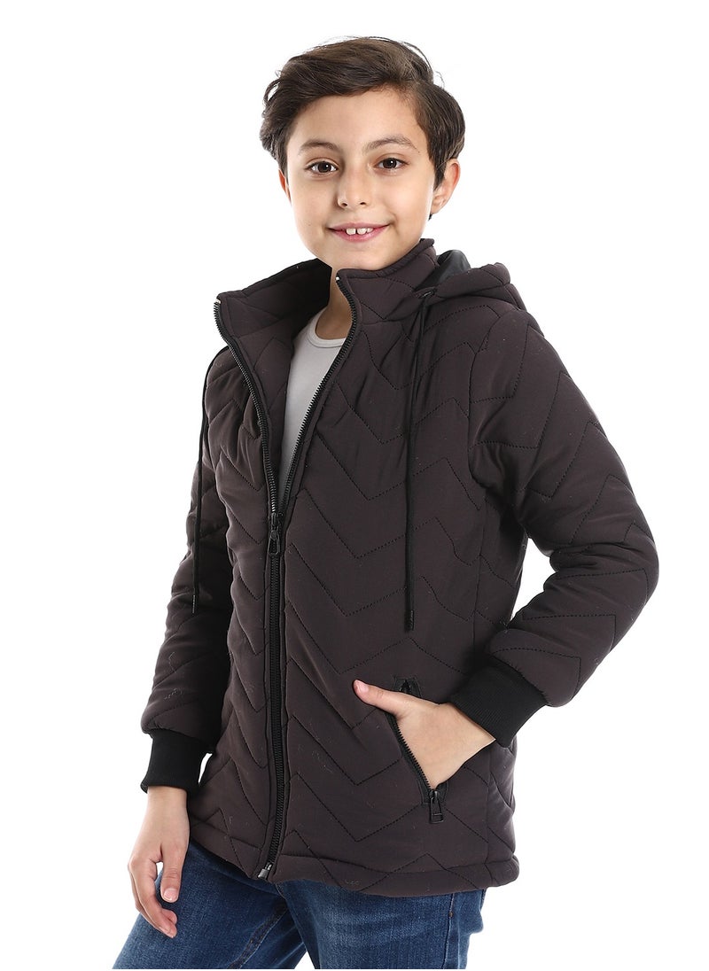 Caesar - Boys Capotene Lining Jacket With Zipper - Image 1