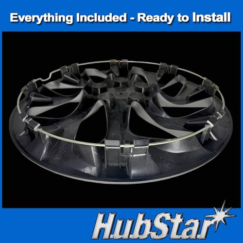 HubStar Hubcap Replacement for Toyota Corolla 2017-2019, Premium Replica 16-in Wheel Cover, Silver (1-Piece) - Image 4