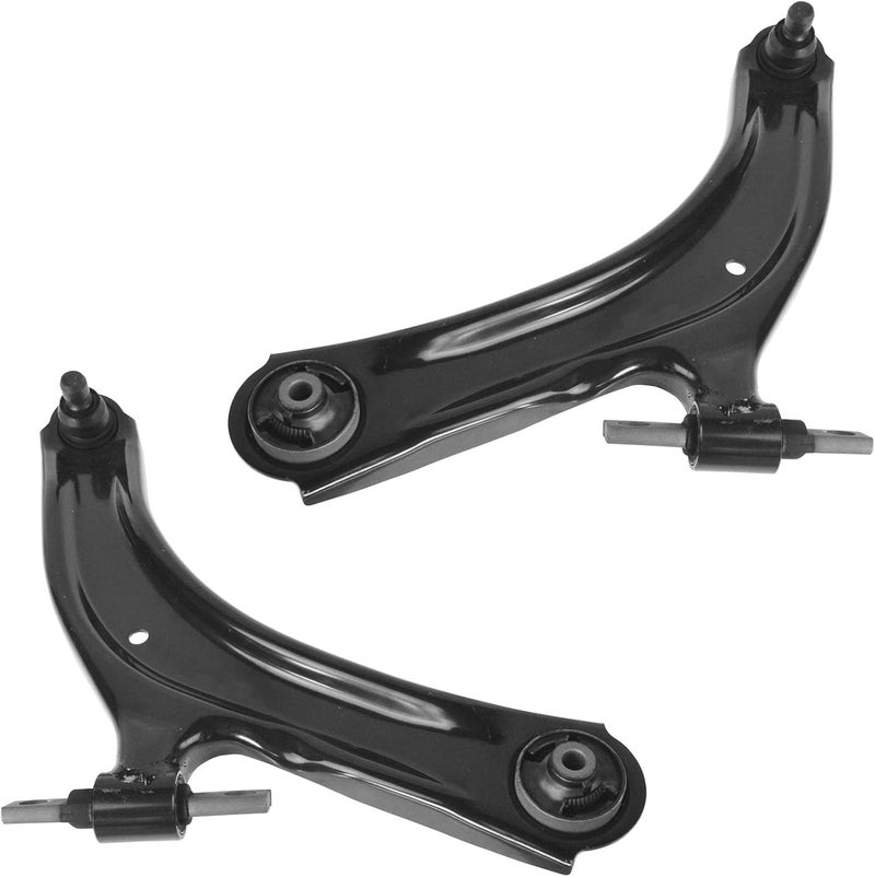 TRQ Front Lower Control Arm with Ball Joint Set Compatible with 2008-2013 Nissan Rogue 2014-2015 Rogue Select - Image 1