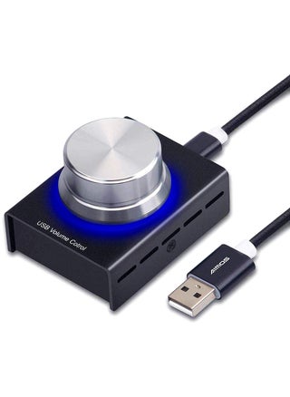 USB Volume Control, AIMOS Lnline Volume Knob Lossless Audio Computer with 6.57ft USB Cable Mute Volume Control and PC Speakers Switch Control Module for XP, MAC, Vista, Win 7, 8, 10, Android Etc - pzsku/ZB895FCE57214064A68EBZ/45/1749324162/0e7e0263-38f7-4b79-86ad-932d9f49959f