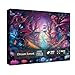 BBOLDIN Magical Forest Puzzles Mushroom 1000 Pieces for Adults Glow Art Jigsaw Puzzles Butterfly Glitter Flower Jigsaw Puzzle Collage Puzzles as Family Game - Image 2