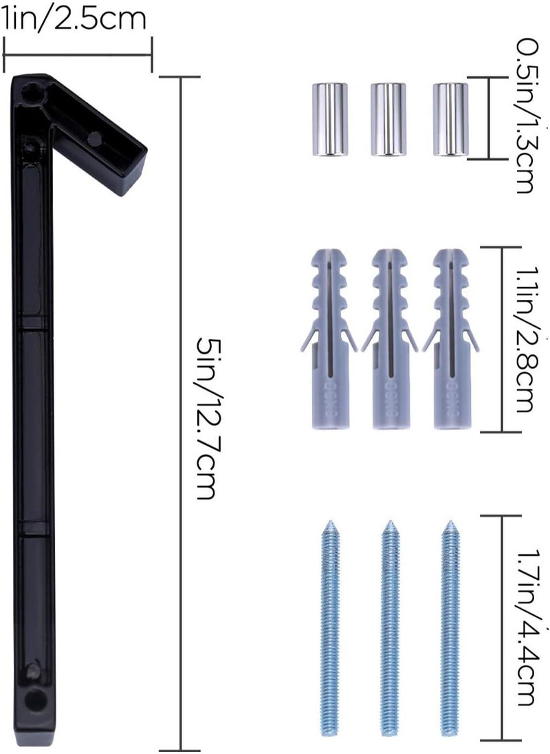 RATSAW - House Numbers for Outside Metal Home Address Number Sign Plaques 3D Floating House Number Door Number with Nail Kit Large Door Number 12.7cm 1 - Image 1