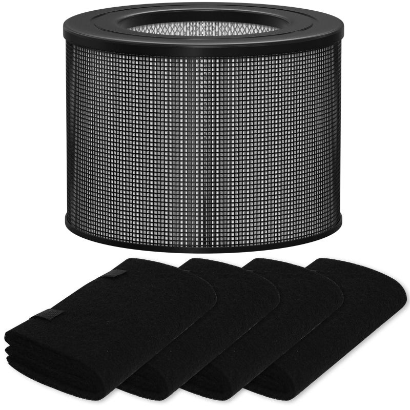 Ontheone True HEPA Filter Replacement Compatible with Filter Queen Defender 4000 7500 360 Air Cleaner Purifier Highefficiency True HEPA Filter with 4 Activated Carbon PreFilter