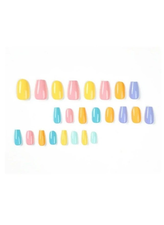 Salon Acrylic Reusable False Nails Set Double Tape and Glue Included - Image 2
