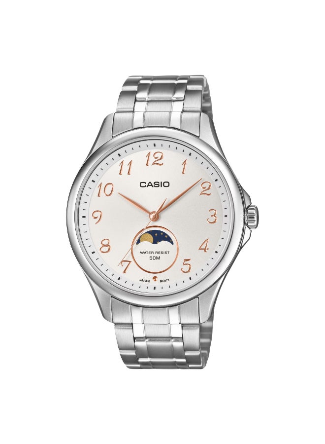 CASIO Men's Stainless Steel Analog Watch MTP-M110D-7AVDF - 42.5 mm