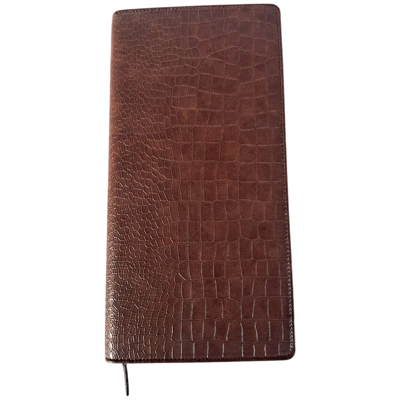 essart Premium PU Leather Men's & Women's 36 Slot Pen case Organizer Pencil Case - Zippered Pen Pencil Bag Pouch for School, Work & Office Marker Case Organizer Colour Croco-Brown - Image 5