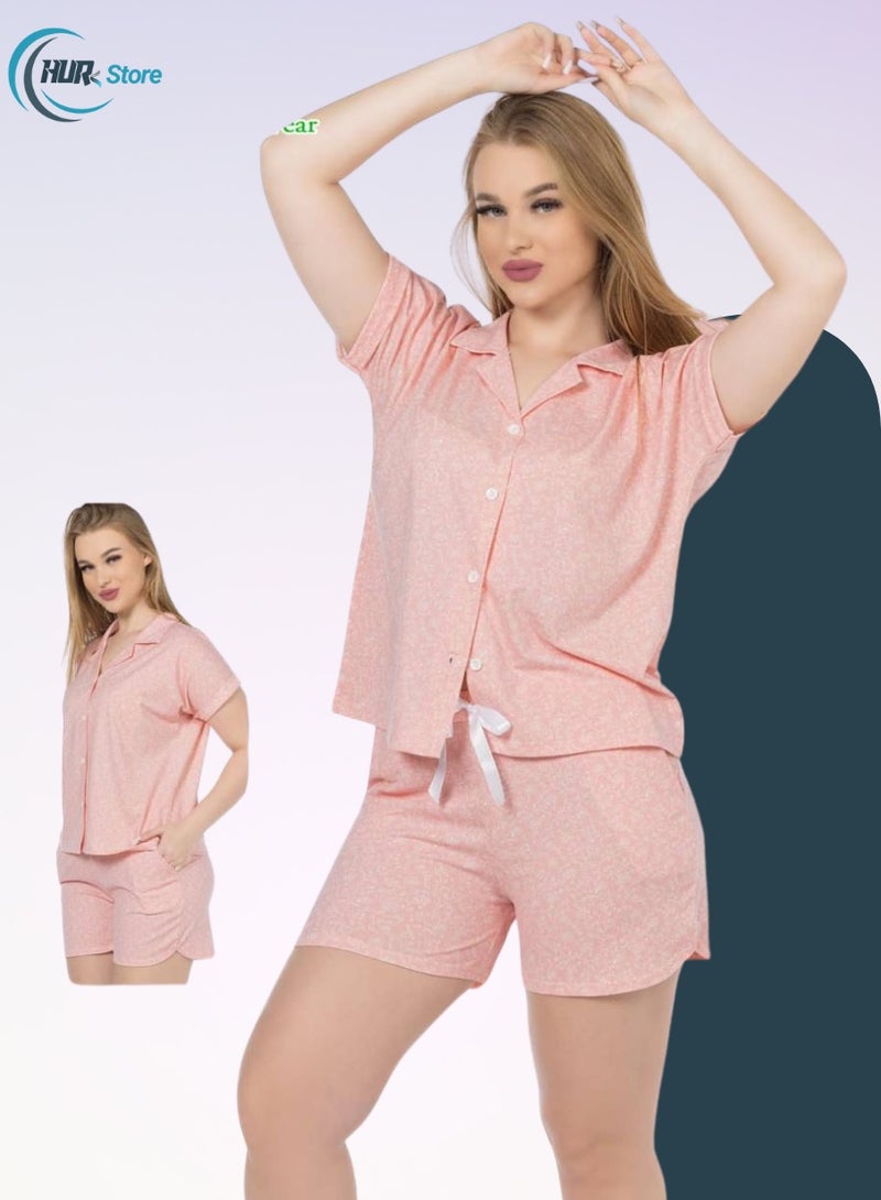 Women's pajama shorts size XL cotton  - Image 1