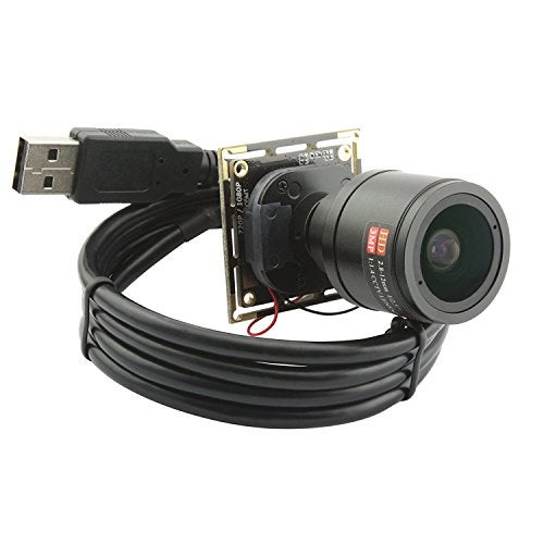 ELP 2mp High Speed USB Camera Module with Manual Zoom Lens Mini 1080p Variable Focus USB Camera for Computer UVC USB2.0 Embedded Video Industrial Webcam Board for Close-up Image - Image 1